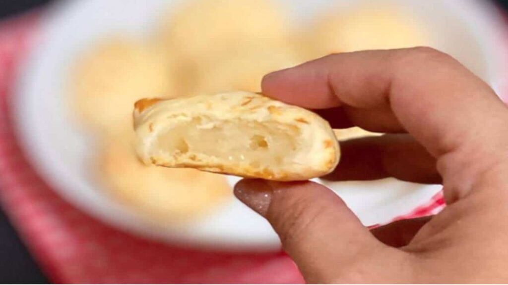 Pão de queijo feito com tapioca